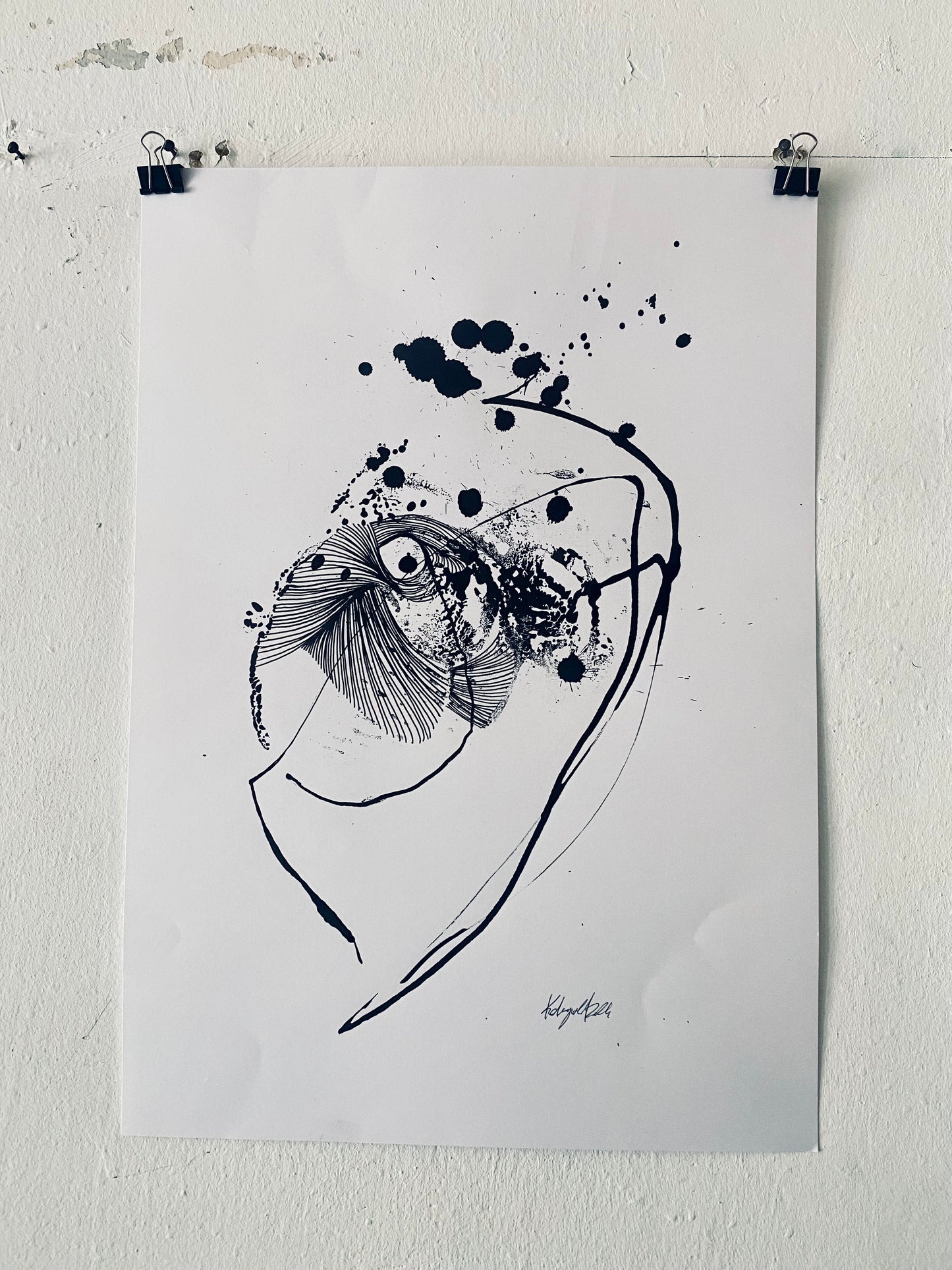 original print on paper